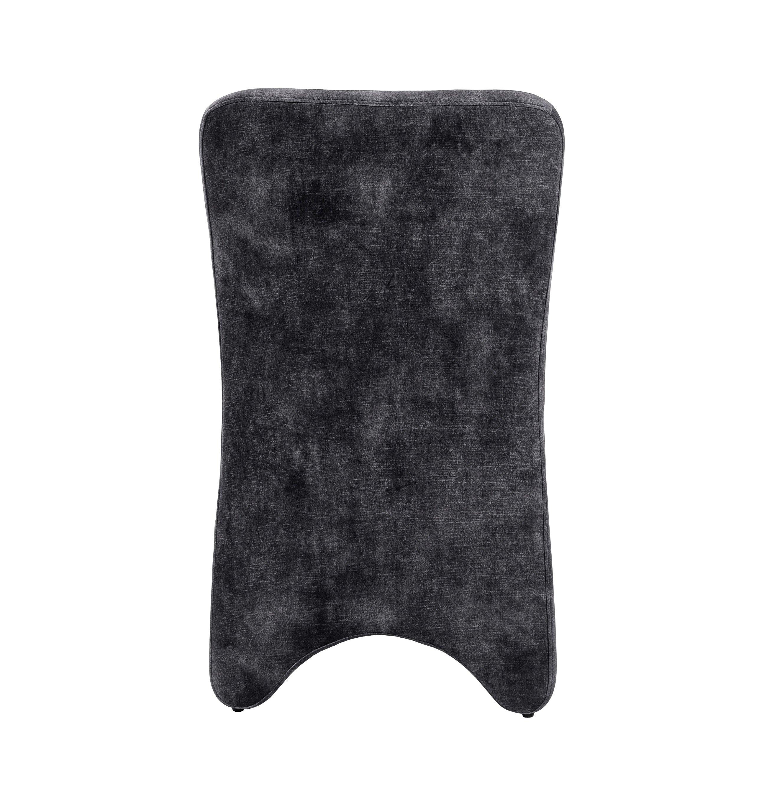 Ditka - Modern Grey Velvet Dining Chair (Set of 2) - image 5