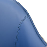 Calderon - Modern Blue & Beige Vegan Leather Counter Chair - image 4