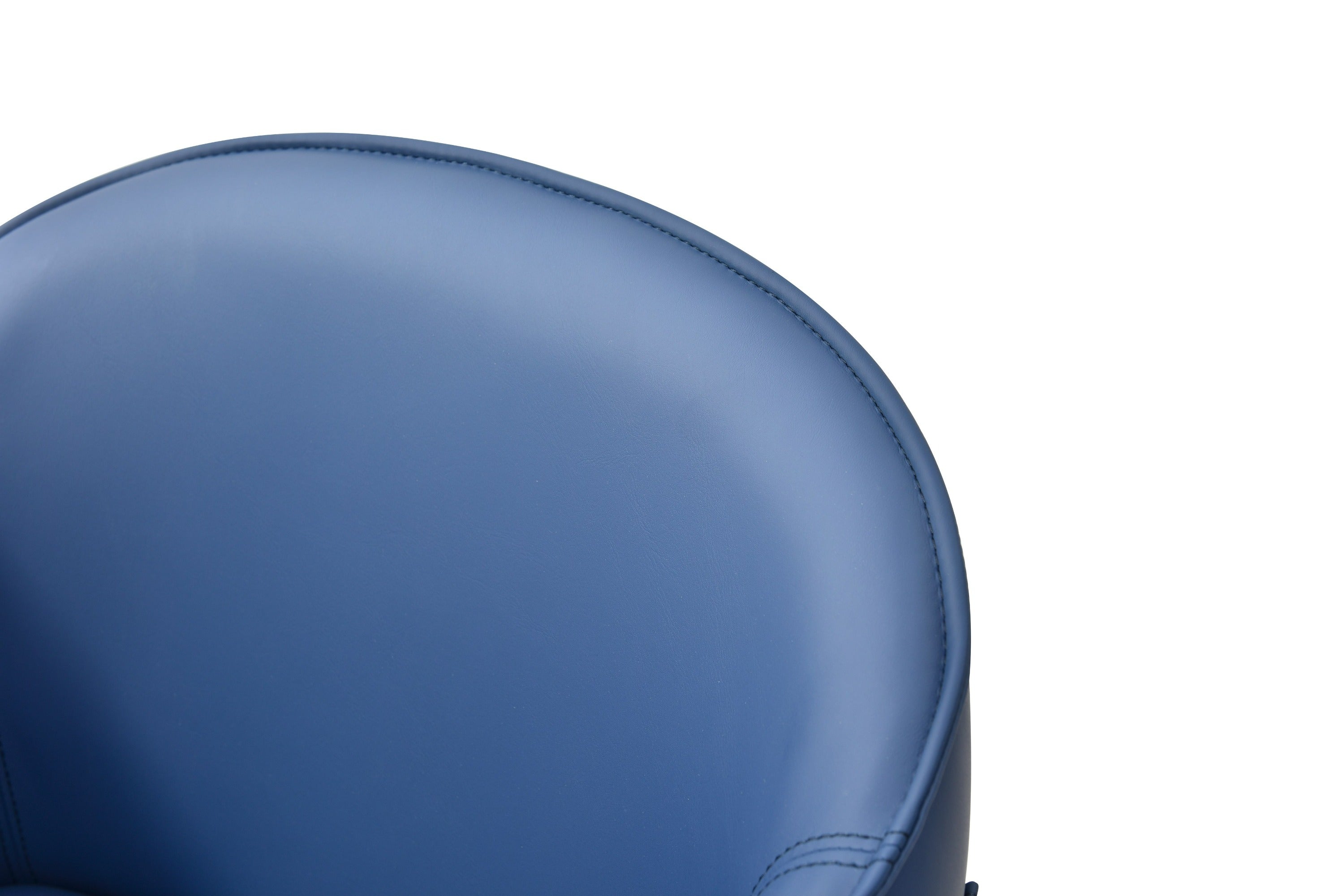 Calderon - Modern Blue & Beige Vegan Leather Counter Chair - image 5