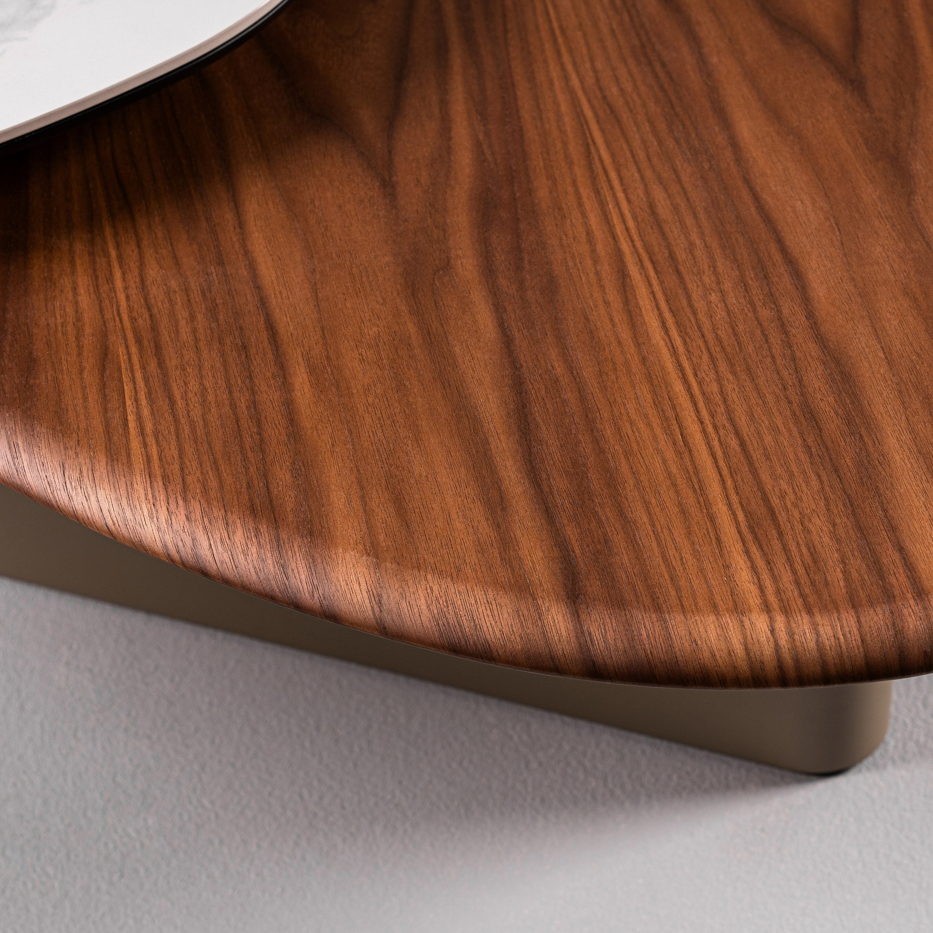 Robson - Modern Ceramic + Walnut Coffee Table - image 5