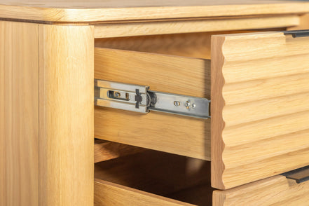 Seattle - Modern Natural Oak Nightstand - image 3