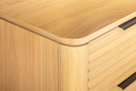 Seattle - Modern Natural Oak Nightstand - image 4