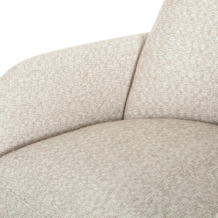 Cando - Modern Beige Fabric Dining Chair - image 5