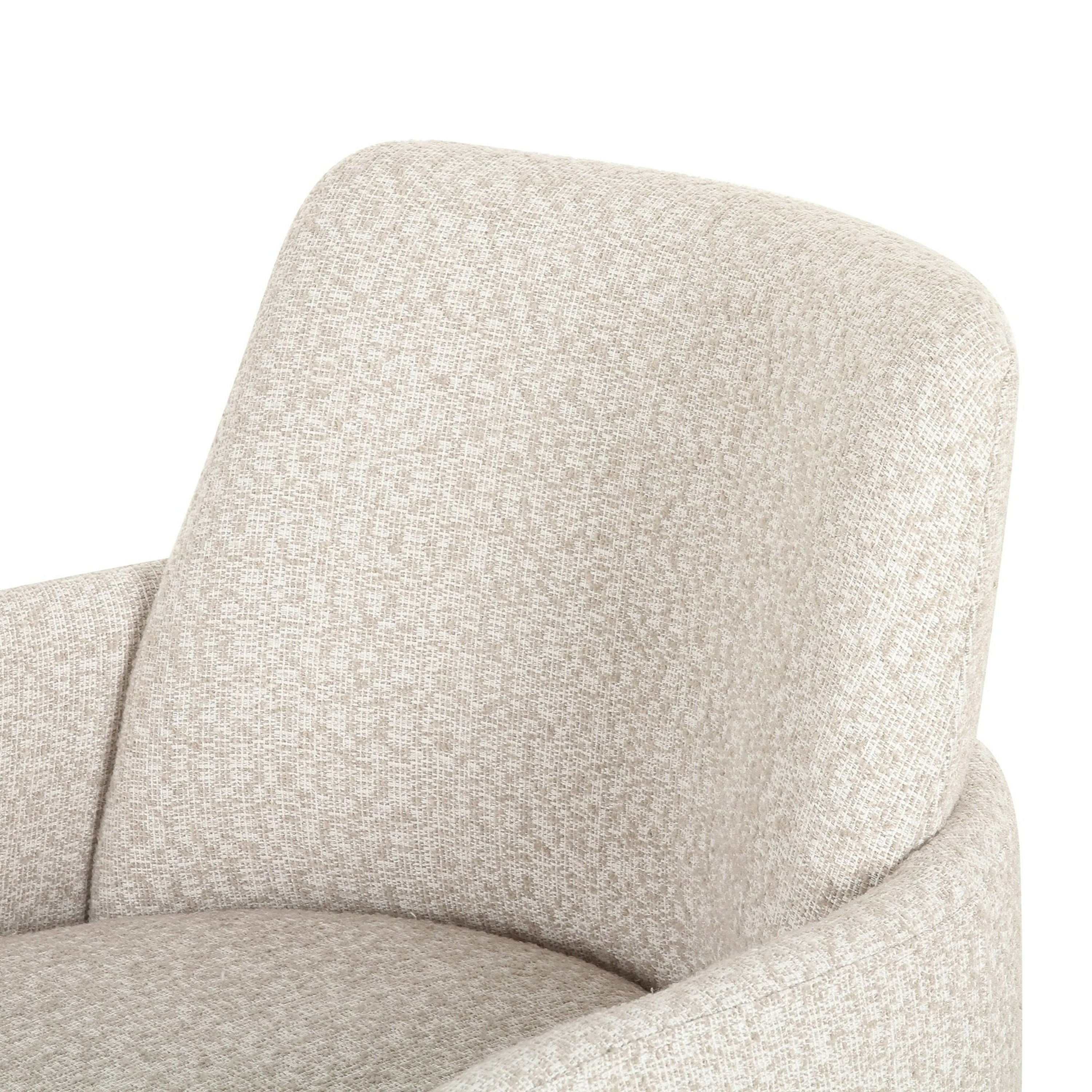 Cando - Modern Beige Fabric Dining Chair - image 4