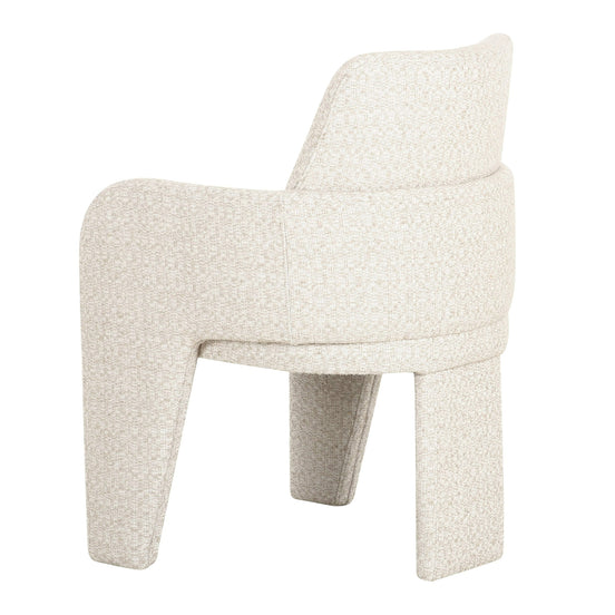 Cando - Modern Beige Fabric Dining Chair - image 2