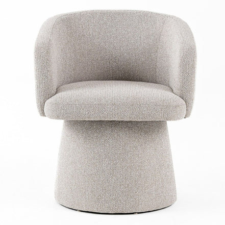 Linton - Modern Light Grey Fabric Dining Chair - image 2