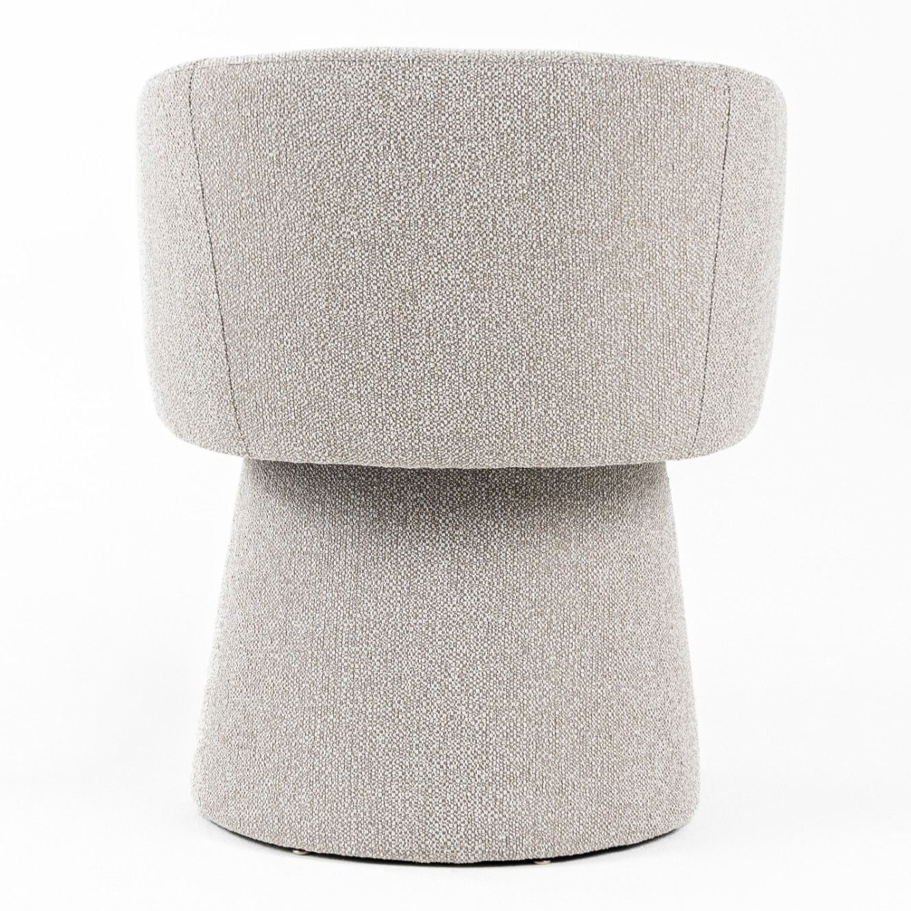 Linton - Modern Light Grey Fabric Dining Chair - image 4