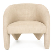 Halton - Modern Beige Fabric Accent Chair - image 3