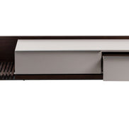 Colima - Modern Matte Beige + Walnut TV Stand - image 3