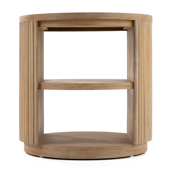 Jacobson - Modern Natural Acacia End Table - image 2