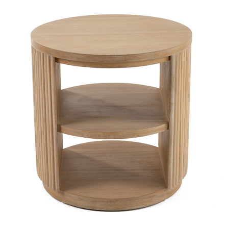 Jacobson - Modern Natural Acacia End Table - image 5