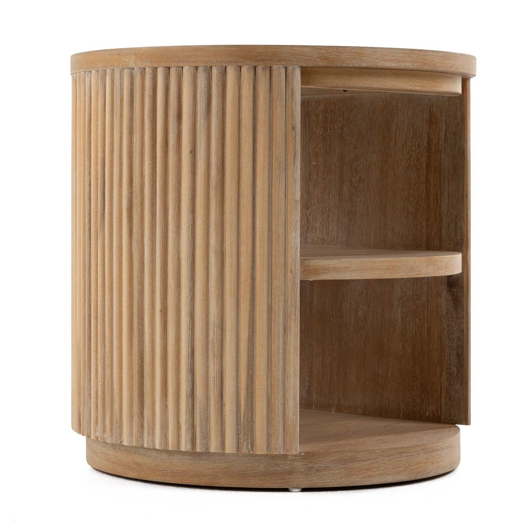 Jacobson - Modern Natural Acacia End Table - image 3