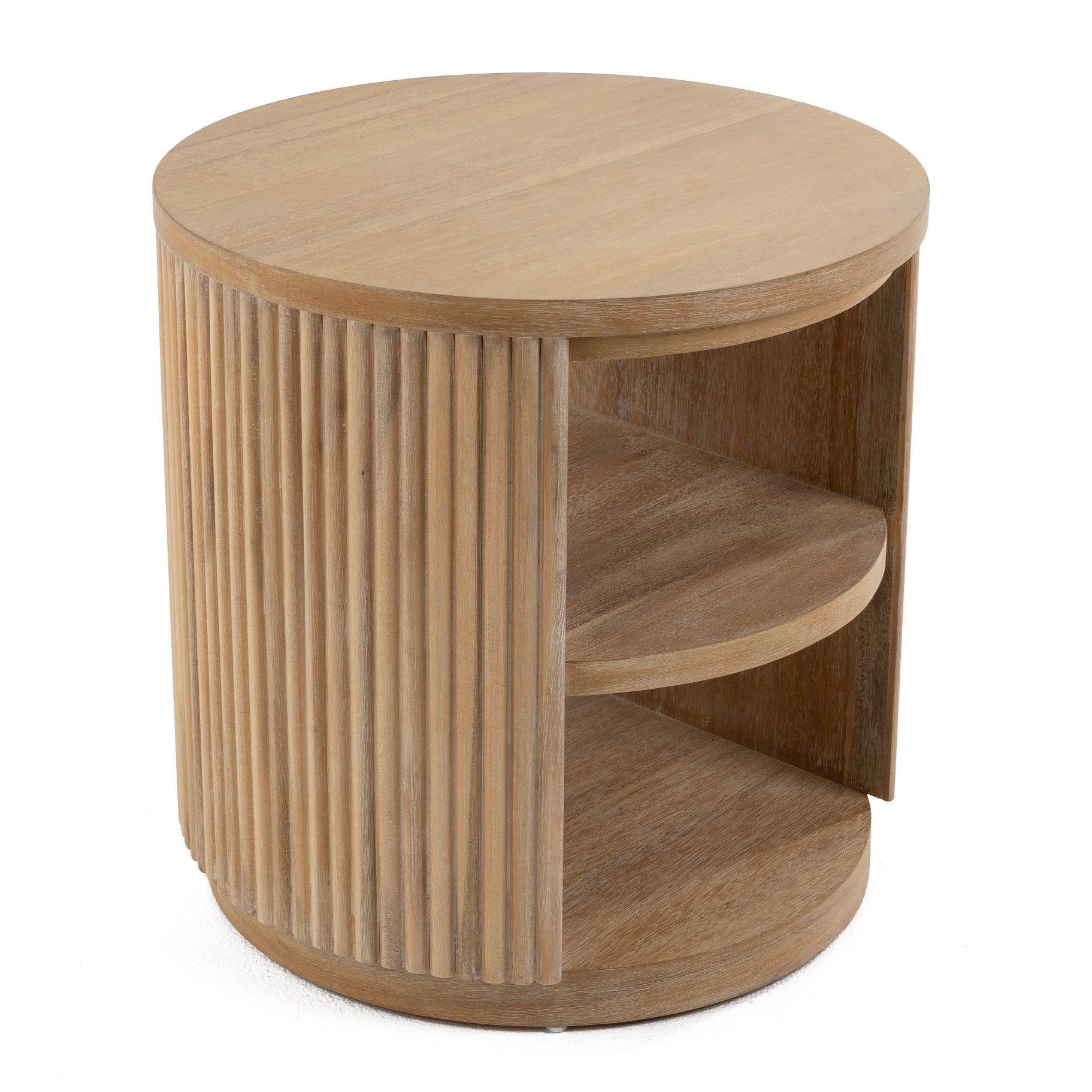 Jacobson - Modern Natural Acacia End Table - image 4
