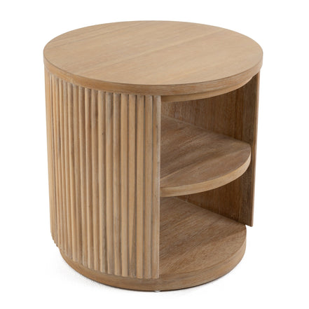 Jacobson - Modern Natural Acacia End Table - image 4