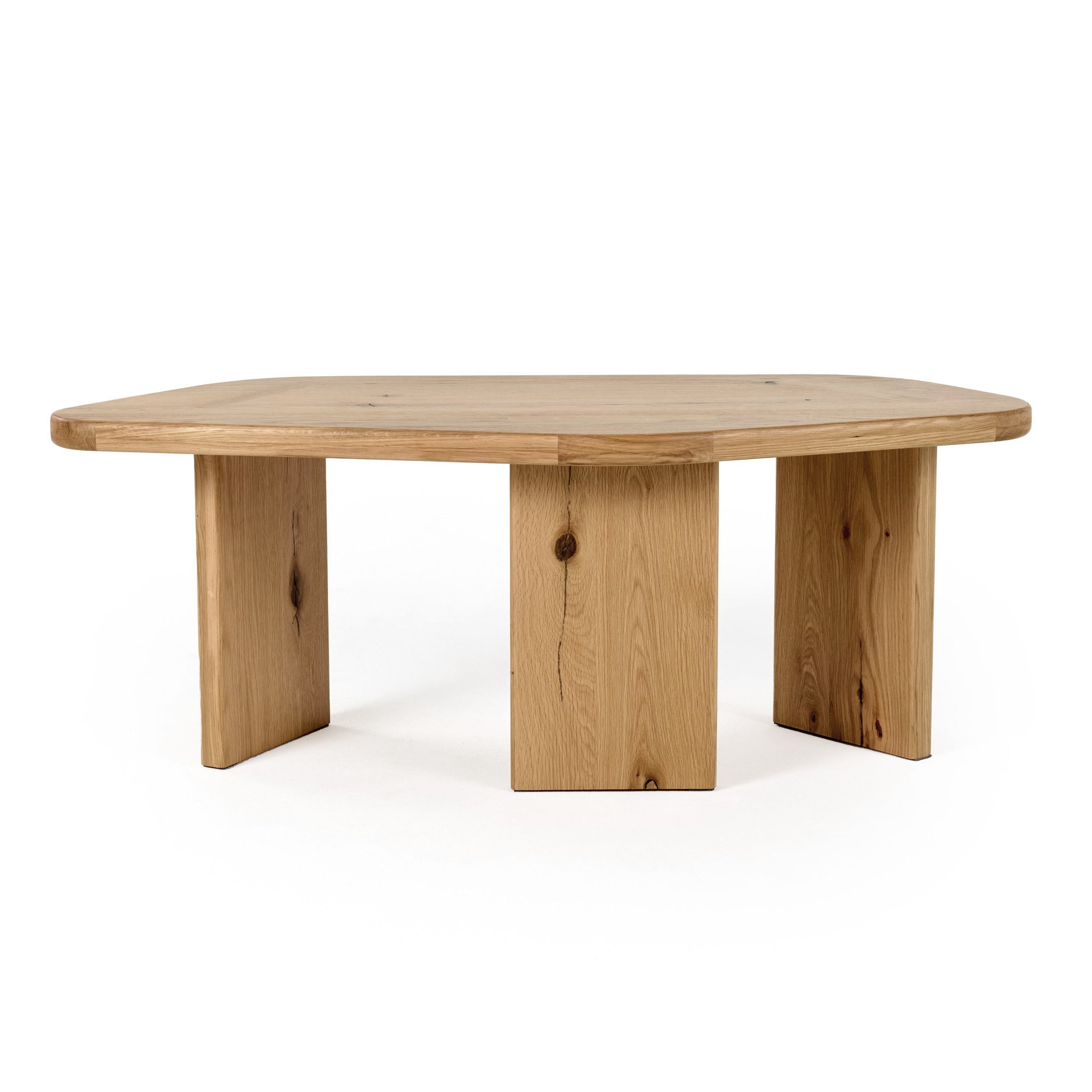 Jack - Modern Natural Wood Coffee Table Set - image 2