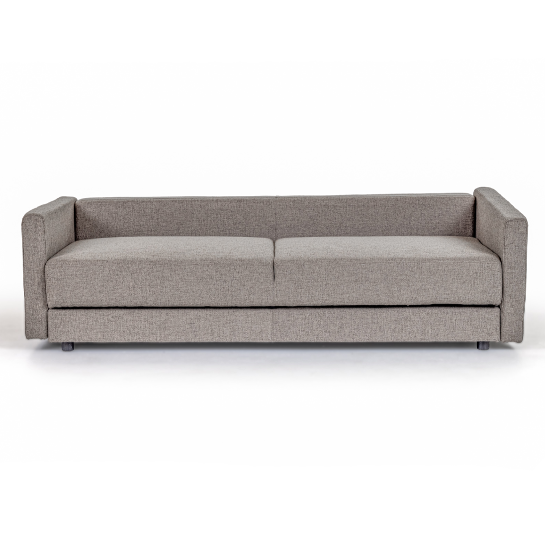 Fredonia Modern Grey Fabric Sofa Bed w/ Storage - image 2