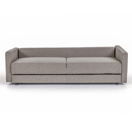 Fredonia Modern Grey Fabric Sofa Bed w/ Storage - image 2