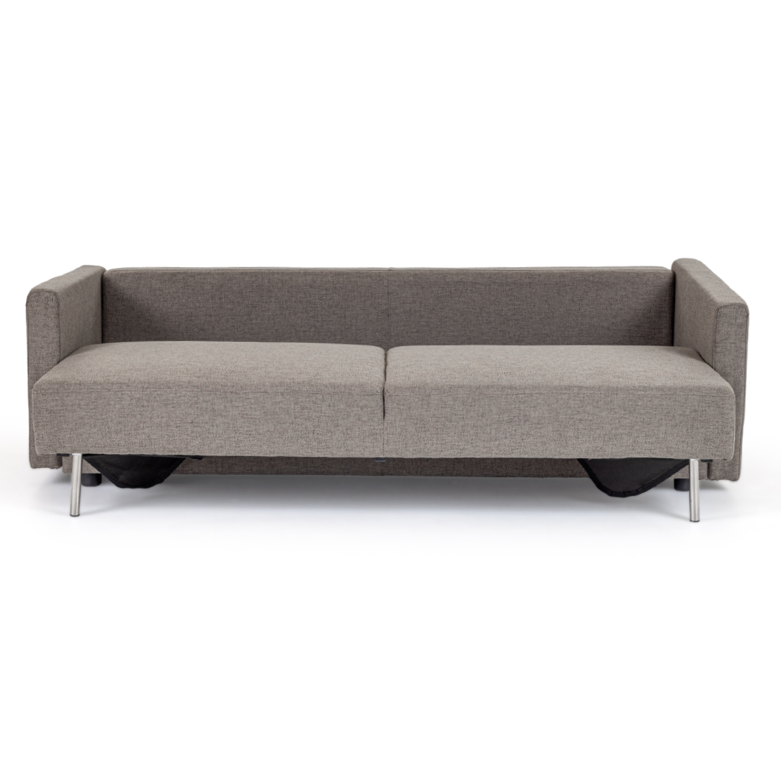 Fredonia Modern Grey Fabric Sofa Bed w/ Storage - image 3