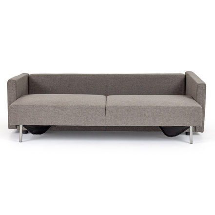 Fredonia Modern Grey Fabric Sofa Bed w/ Storage - image 3