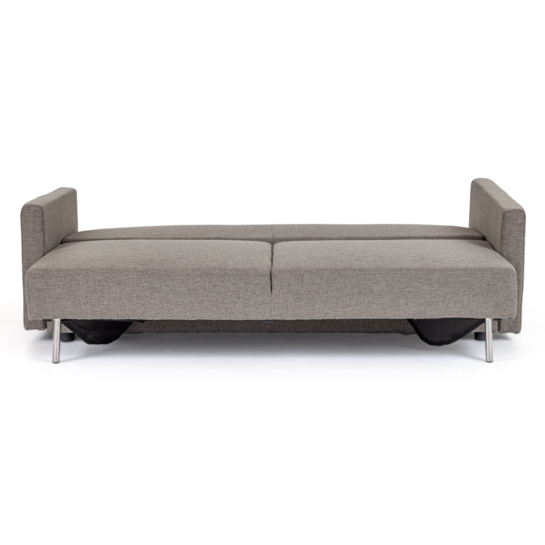 Fredonia Modern Grey Fabric Sofa Bed w/ Storage - image 5