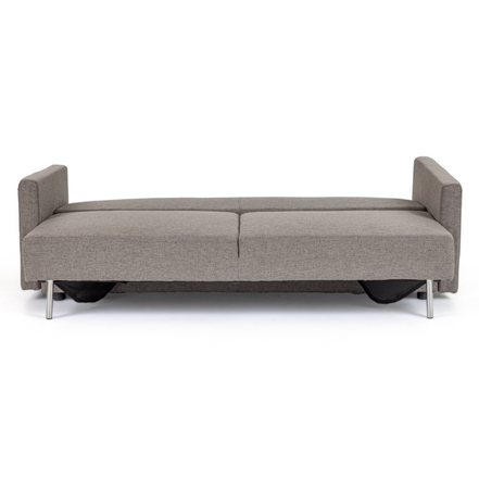 Fredonia Modern Grey Fabric Sofa Bed w/ Storage - image 5