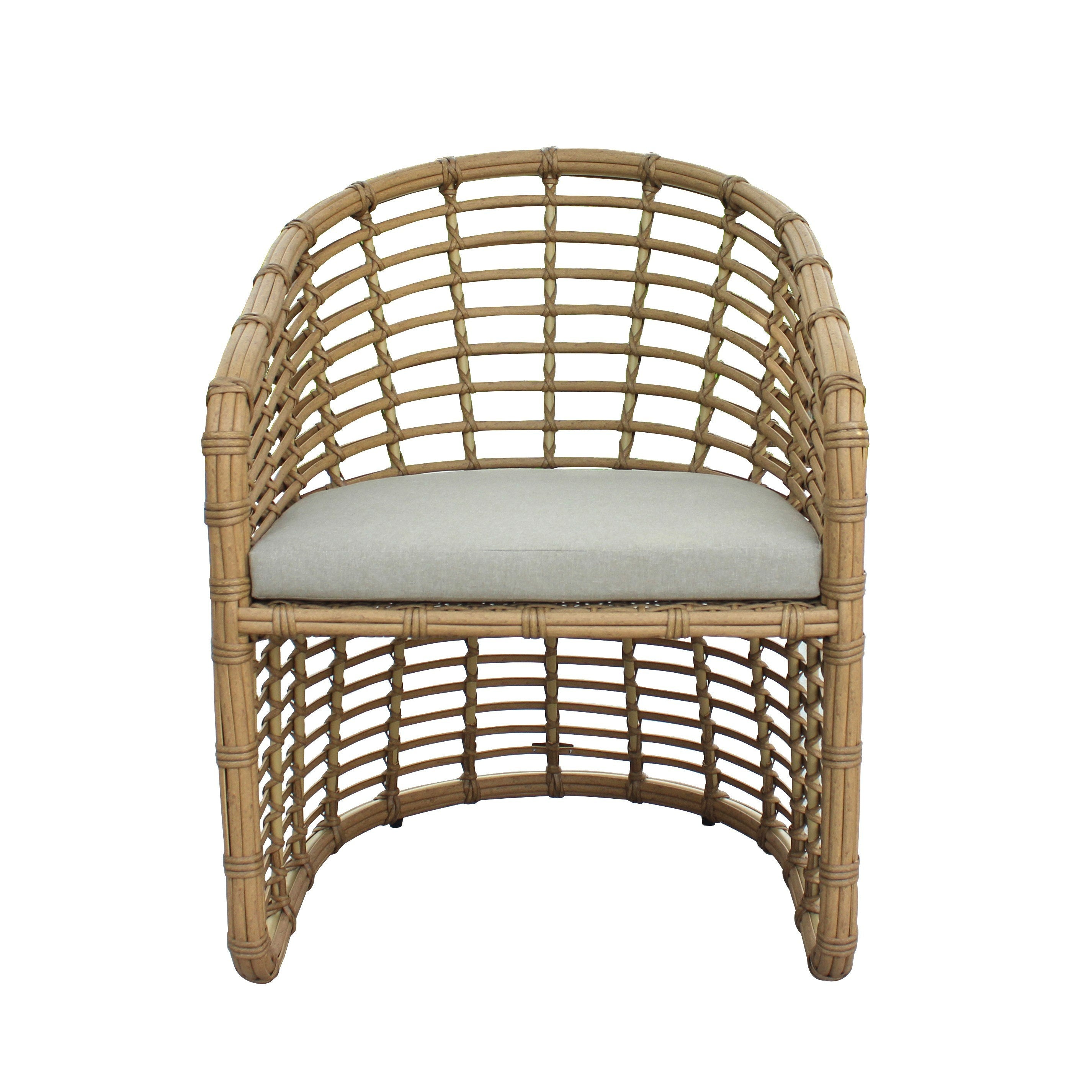 Mina - Outdoor Bamboo Wicker Dining Set - image 2