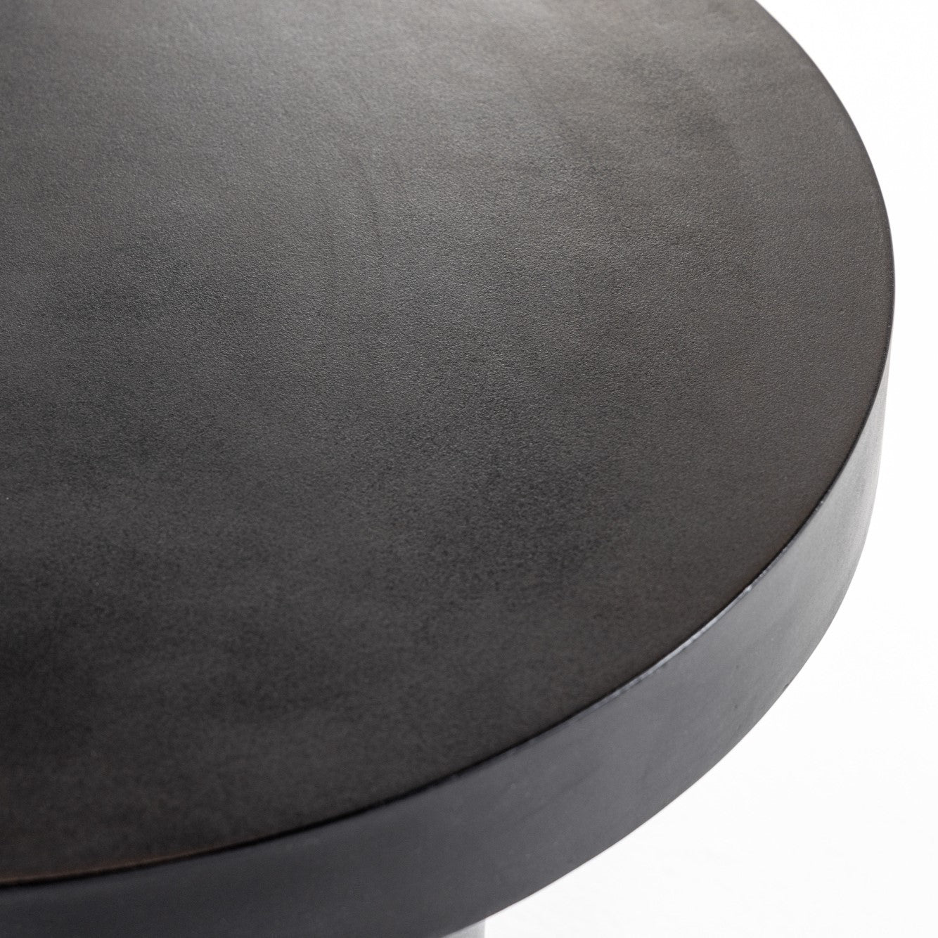 Bruni - Modern Black Concrete End Table - image 4