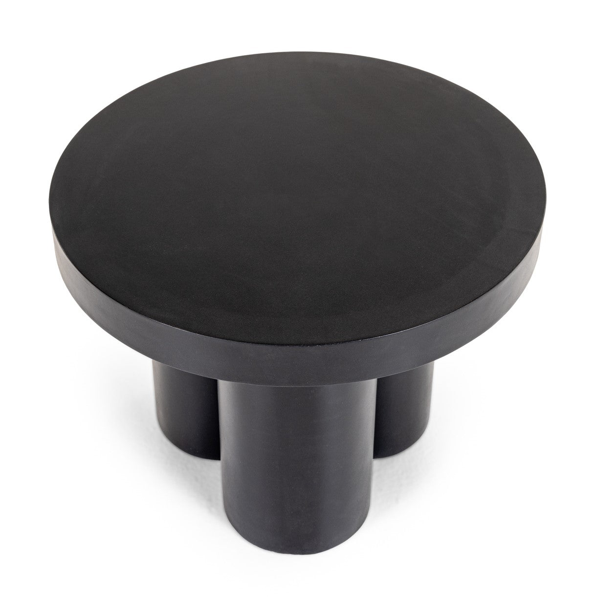 Bruni - Modern Black Concrete End Table - image 3