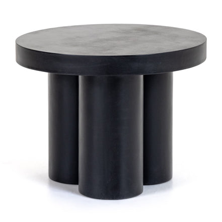 Bruni - Modern Black Concrete End Table - image 2
