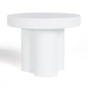 Bruni - Modern White Concrete End Table - image 2