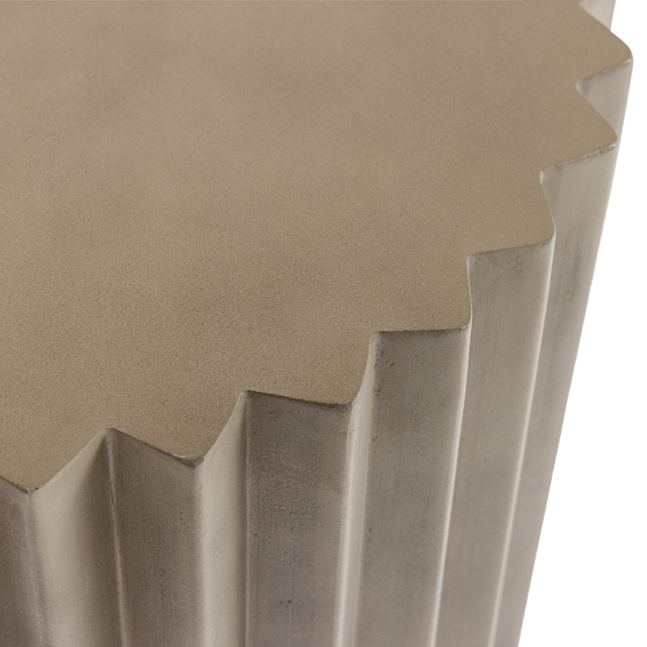 Evadale - Modern Grey Concrete End Table - image 4