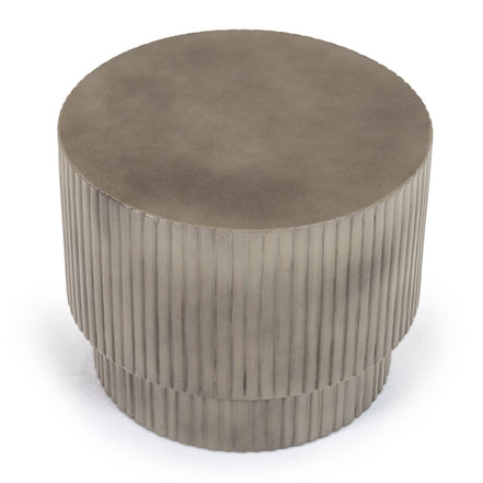 Gruver - Modern Grey Concrete End Table - image 3