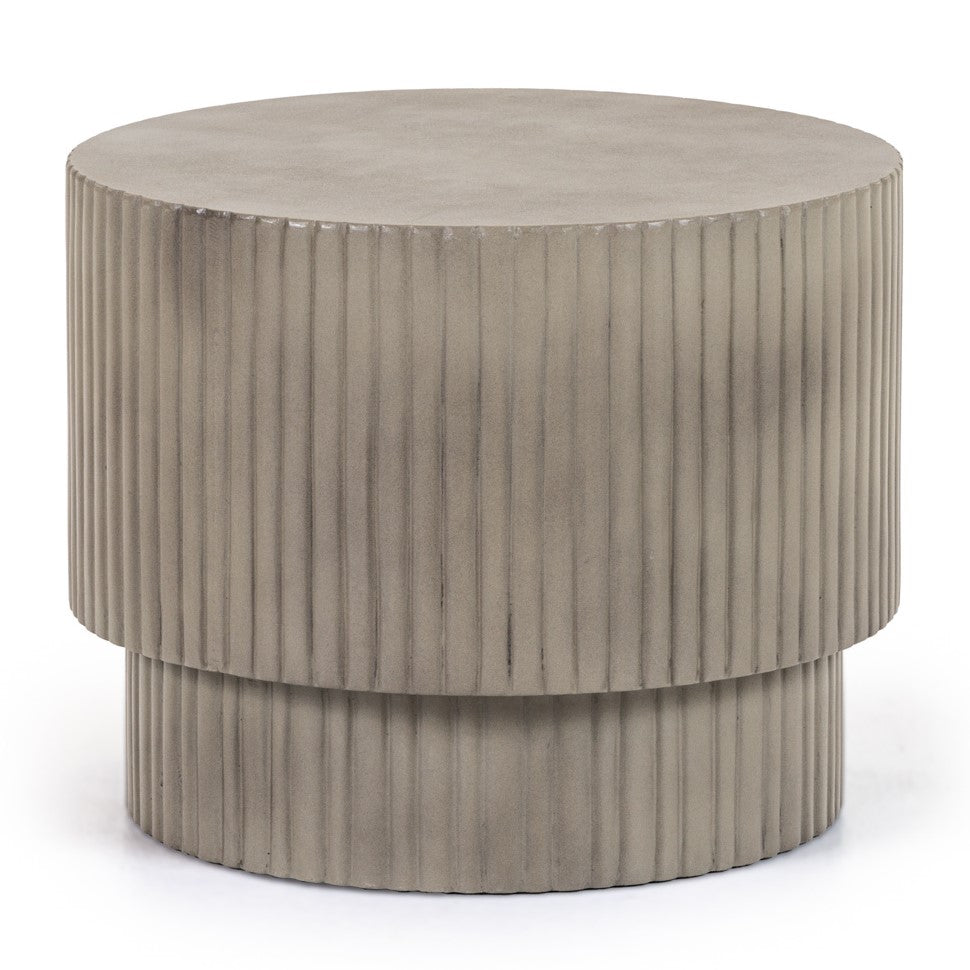 Gruver - Modern Grey Concrete End Table - image 2