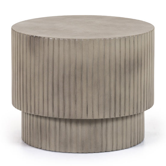 Gruver - Modern Grey Concrete End Table - image 2