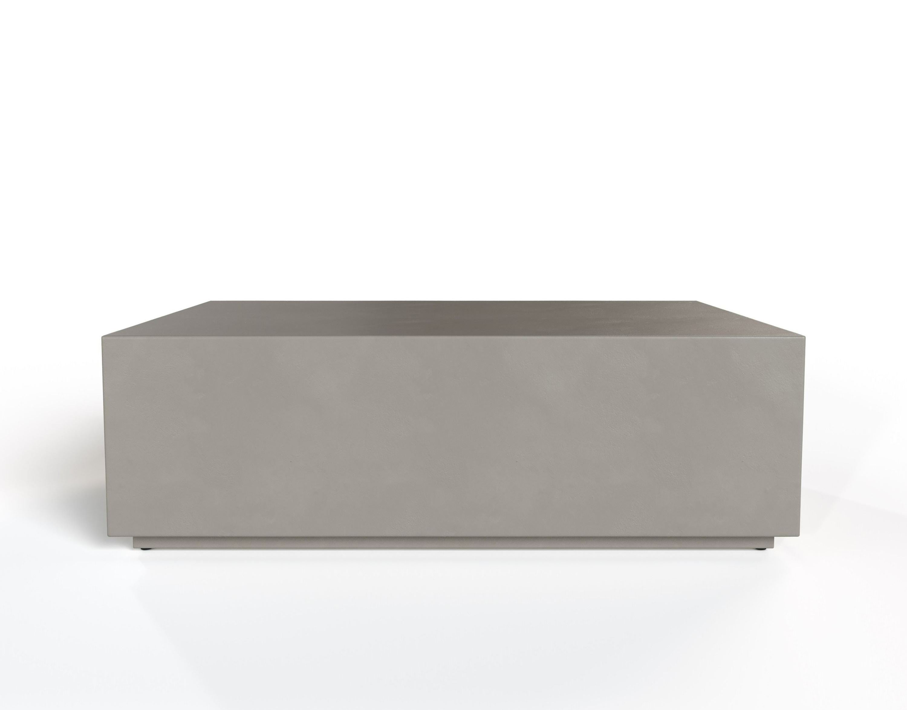 Fresno - Modern Grey Concrete Coffee Table - image 4