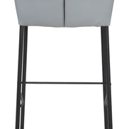 Linz Barstool (Set of 2) Gray