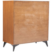Zarif Chest Black & Walnut