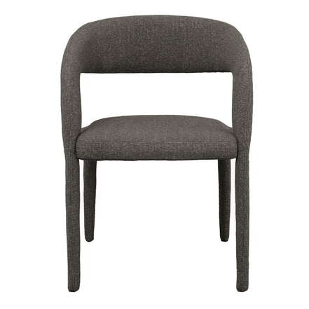 Faerron - Modern Grey Fabric Dining Chair - image 2