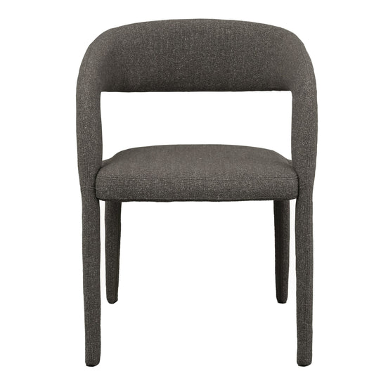Faerron - Modern Grey Fabric Dining Chair - image 2