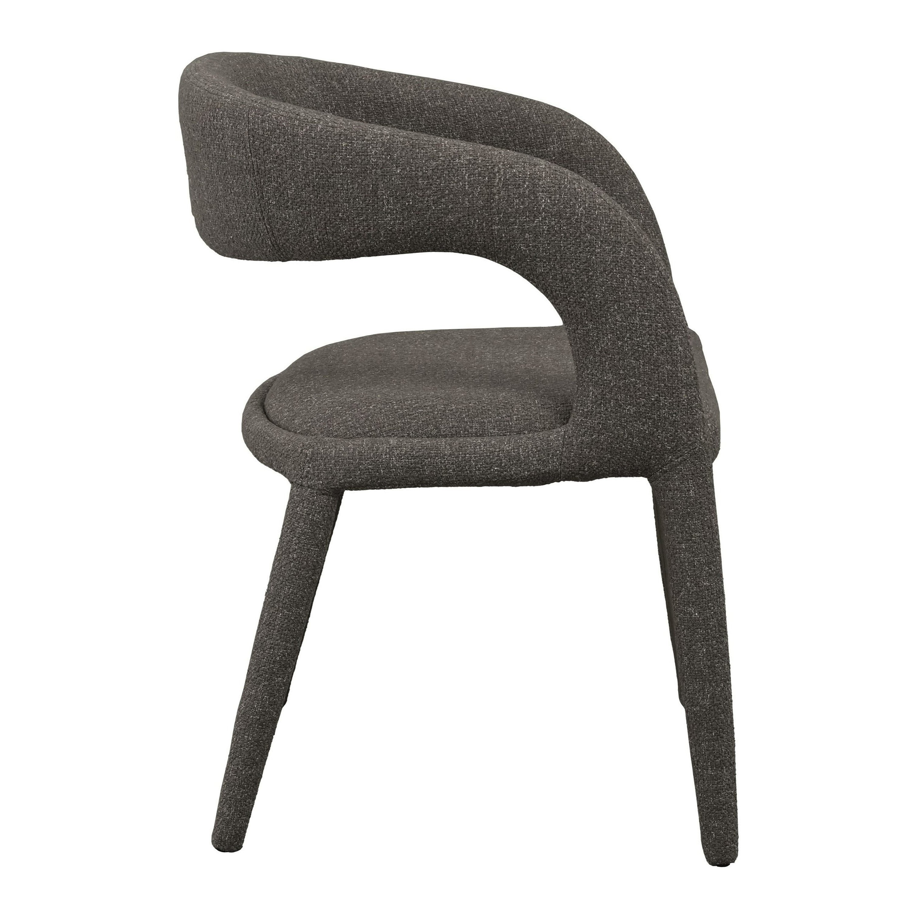Faerron - Modern Grey Fabric Dining Chair - image 5