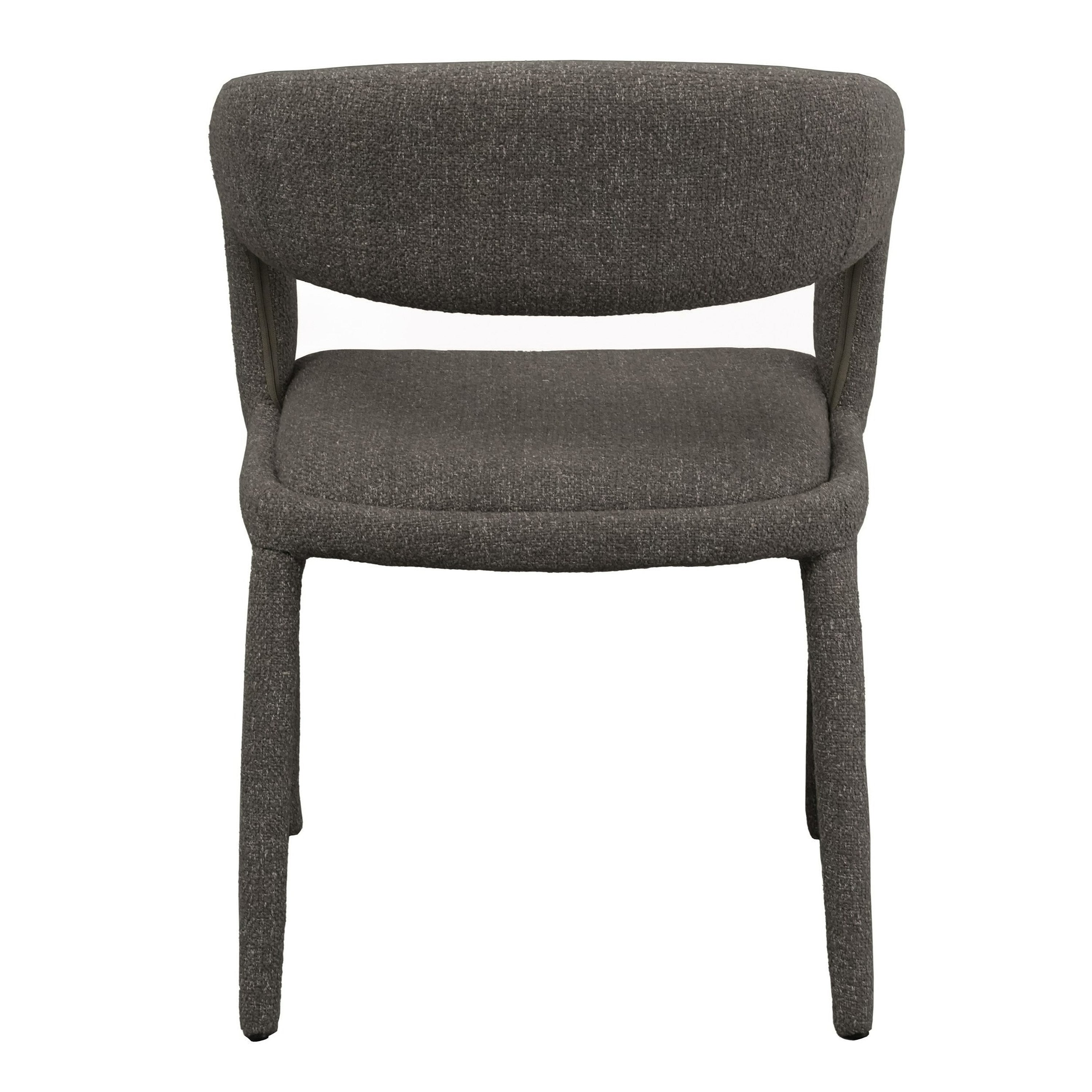Faerron - Modern Grey Fabric Dining Chair - image 4