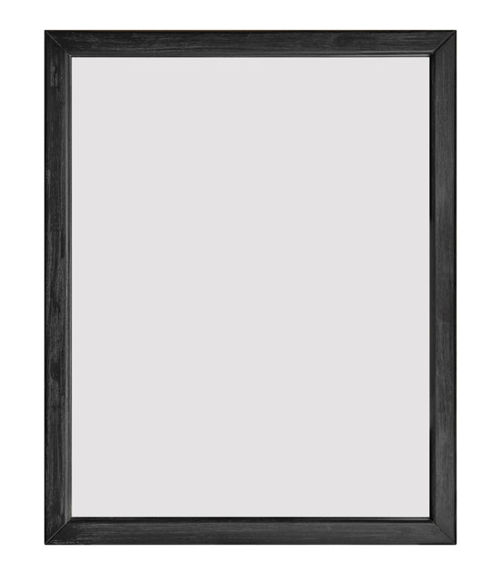 Fields - Modern Black Acacia Mirror - image 2