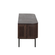 Clifton - Modern Smoked Ash Tall TV Stand - image 2