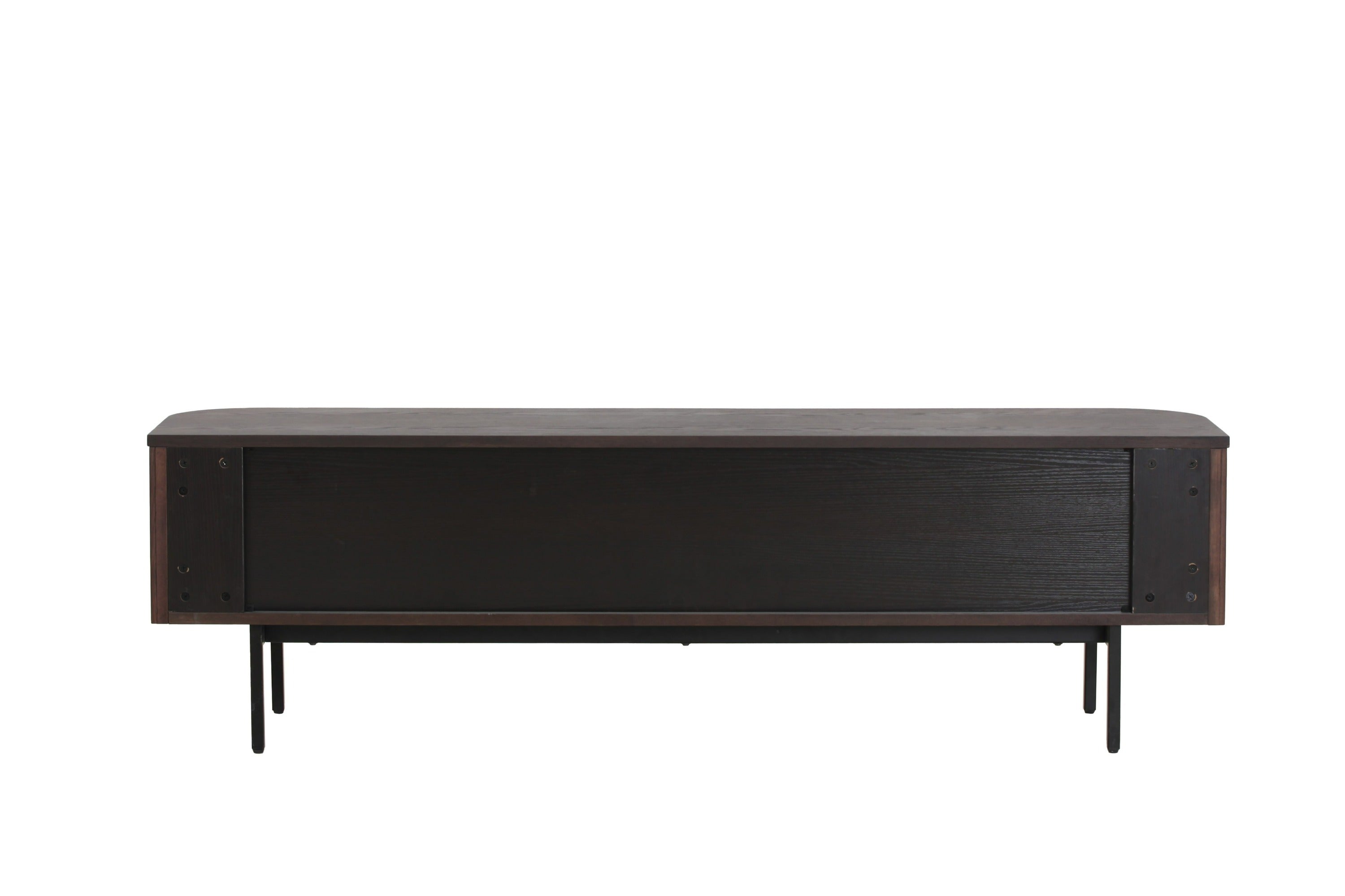 Clifton - Modern Smoked Ash Tall TV Stand - image 3
