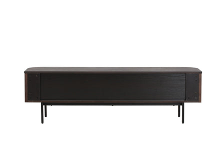 Clifton - Modern Smoked Ash Tall TV Stand - image 3