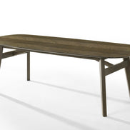 Costello - Mid-Century Modern Wenge Dining Table + 8 Chairs Set - image 2