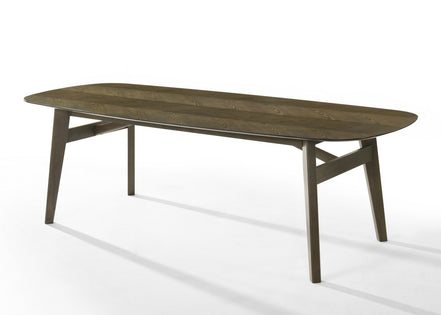 Costello - Mid-Century Modern Wenge Dining Table + 8 Chairs Set - image 2