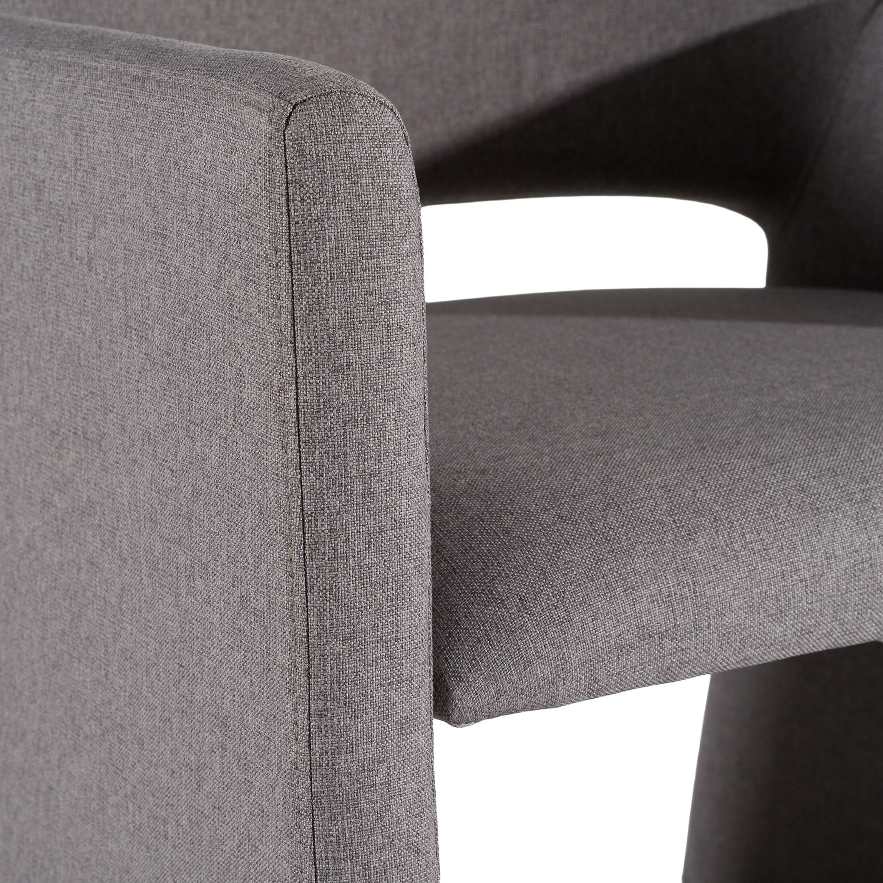 Lasara - Modern Grey Fabric Dining Chair - image 4