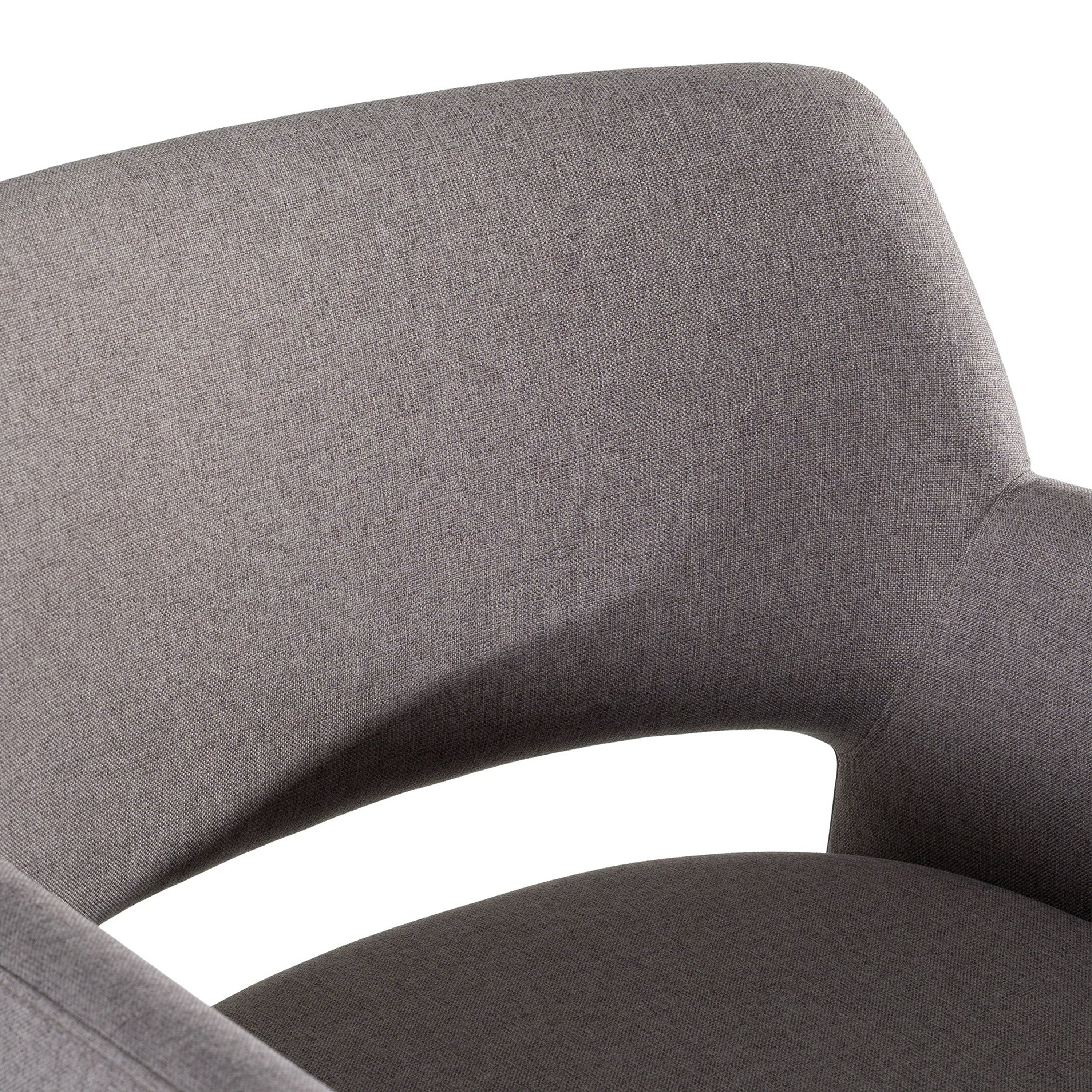 Lasara - Modern Grey Fabric Dining Chair - image 5