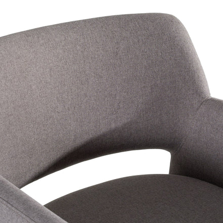 Lasara - Modern Grey Fabric Dining Chair - image 5